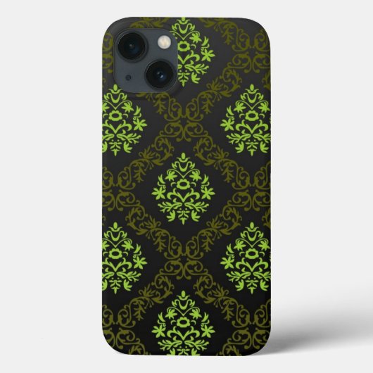 Wallpaper Floral Green Case-Mate iPhone Case (Achterkant)