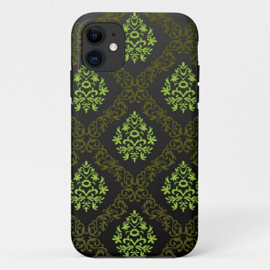 Wallpaper Floral Green Case-Mate iPhone Case (Achterkant)