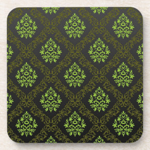 Wallpaper Floral Green Drankjes Onderzetter