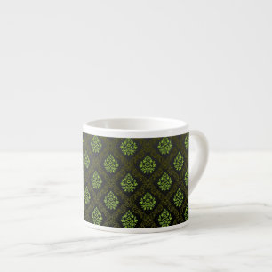 Wallpaper Floral Green Espresso Kop