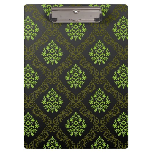 Wallpaper Floral Green Klembord (Voorkant)