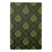 Wallpaper Floral Green Mini Klembord (Achterkant)