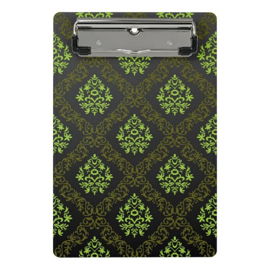 Wallpaper Floral Green Mini Klembord (Voorkant)