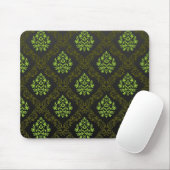 Wallpaper Floral Green Muismat (Met muis)