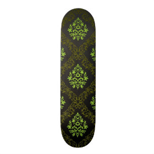 Wallpaper Floral Green Persoonlijk Skateboard