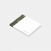 Wallpaper Floral Green Post-it® Notes (Schuin)