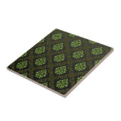 Wallpaper Floral Green Tegeltje (Zijkant)