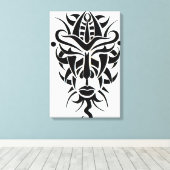 Wallpaper for a Room That Never Existed Canvas Afdruk (Insitu (Houten vloer))