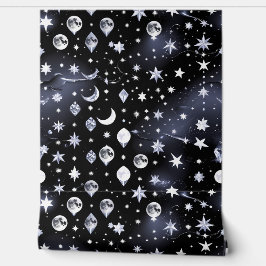Wallpaper - Onyx Celestial Moon Design Behang