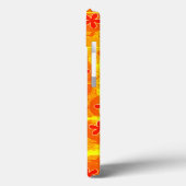 wallpaper retro oranje , rood 1970 Case-Mate iPhone case (Achterkant / Links)