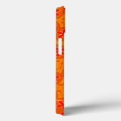wallpaper retro oranje , rood 1970 Case-Mate iPhone case (Achterkant / Rechts)