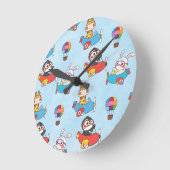 Wallpaper Ronde Klok (Hoek)