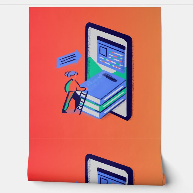 Wallpaper Social Behang (Afrollen)