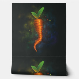 Wallpaper with carrots behang