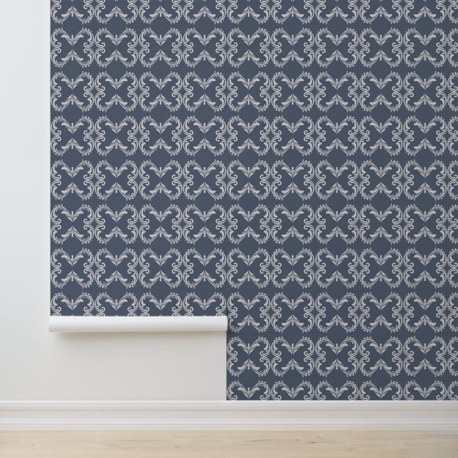 Wallpaper with curls behang (Applicatie)