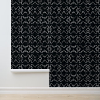 Wallpaper with curls behang