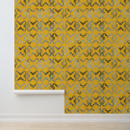 Wallpaper with curls behang