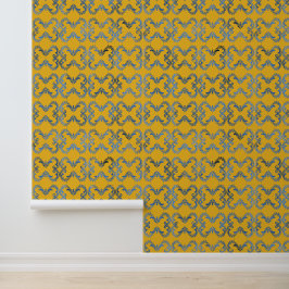 Wallpaper with curls behang