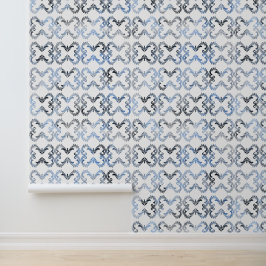 Wallpaper with curls behang