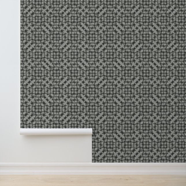 Wallpaper with wavy lines behang (Applicatie)