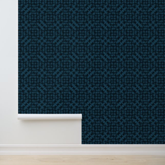 Wallpaper with wavy lines behang (Applicatie)