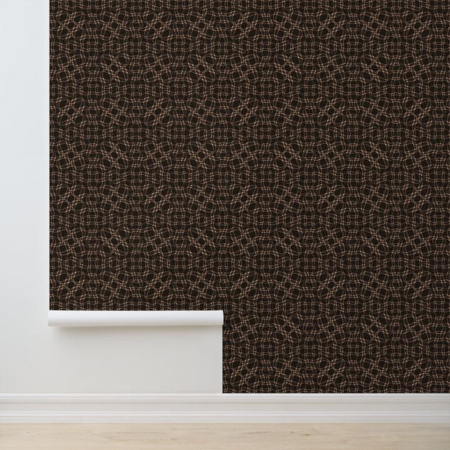 Wallpaper with wavy lines behang (Applicatie)
