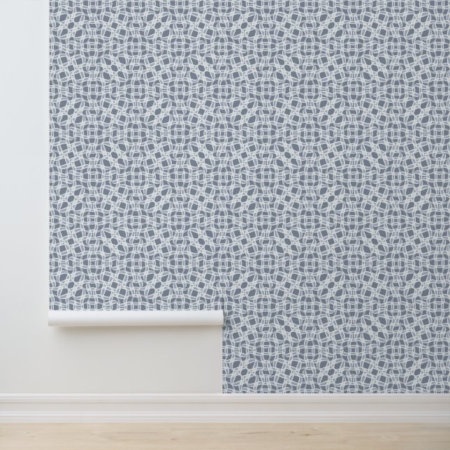 Wallpaper with wavy lines behang (Applicatie)