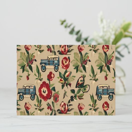 Wallpapers  Retro 1940s Kaart (Staand voorkant)