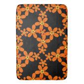 wallpapier retro oranje 1970 badmat (Voorkant Verticaal)