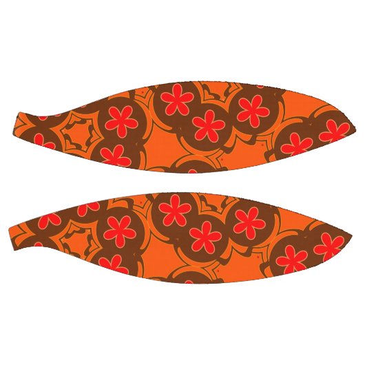 wallpapier retro oranje 1970 basketbal (Panelen)