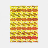 wallpapier retro oranje 1970 fleece deken (Voorkant)