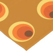 wallpapier retro oranje 1970 korte tafelloper (Hoek)