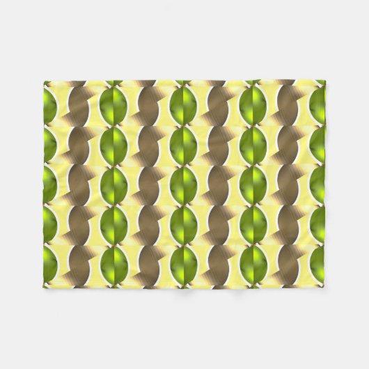 wallpapierretro fleece deken (Voorkant (Horizontaal))