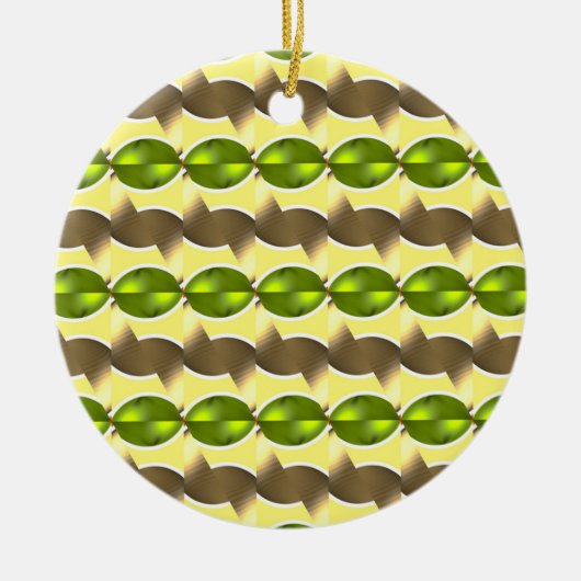 wallpapierretro keramisch ornament (Voorkant)