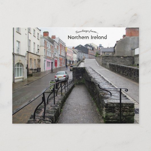  Walls of Londonderry Northern Ireland Briefkaart (Voorkant)