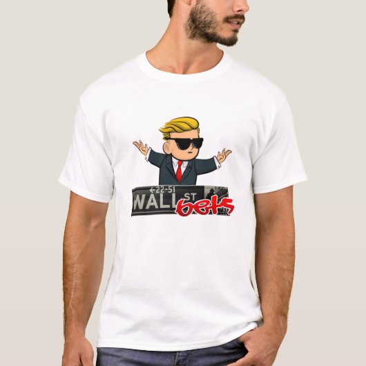 WallstreetBets - WSB T-shirt (Voorkant)