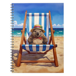 Wally de Wombat Strand Slingstoel Notitieboek