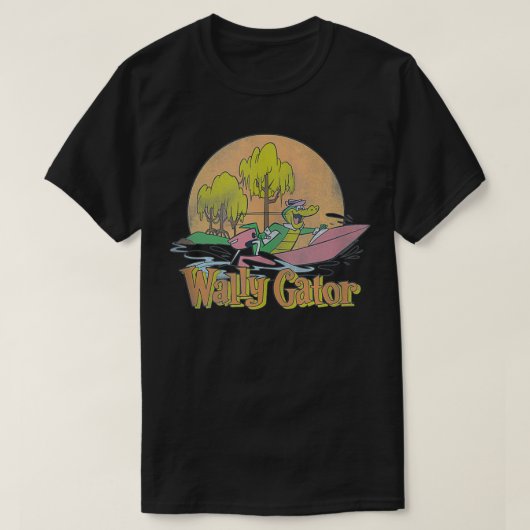 Wally Gator Speedboot T-shirt (Design voorkant)