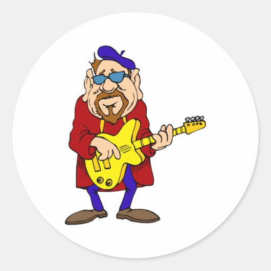 Wally Ronde Sticker (Voorkant)