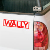 Wally Stamp Bumpersticker (Op Truck)