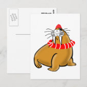 Wally The Walrus gaat zwemmen Briefkaart (Voorkant / Achterkant)