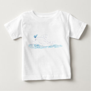 Wally Whale Jersey Babies t shirt