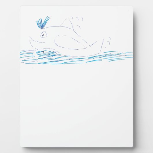 Wally Whale Photo Plaque Fotoplaat (Voorkant)