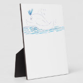 Wally Whale Photo Plaque Fotoplaat (Zijkant)