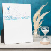 Wally Whale Photo Plaque Fotoplaat (Zijkant)