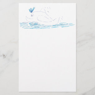 Wally Whale Stationery Briefpapier