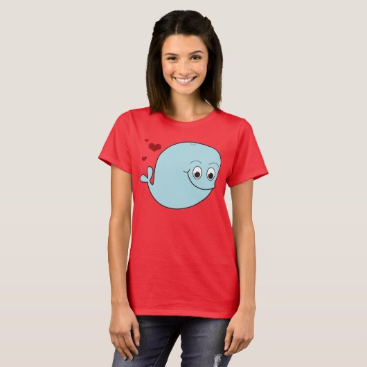 Wally Whale T-shirt (Voorkant volledig)