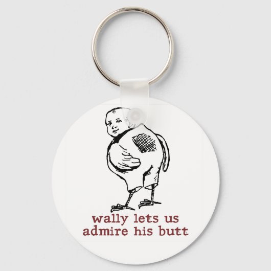 Wally's Butt Sleutelhanger (Voorkant)