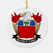 Walmsley Family Crest Keramisch Ornament (Voorkant)