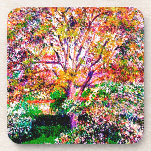 Walnoot- en appelbomen in bloei Camille Pissarro Bier Onderzetter